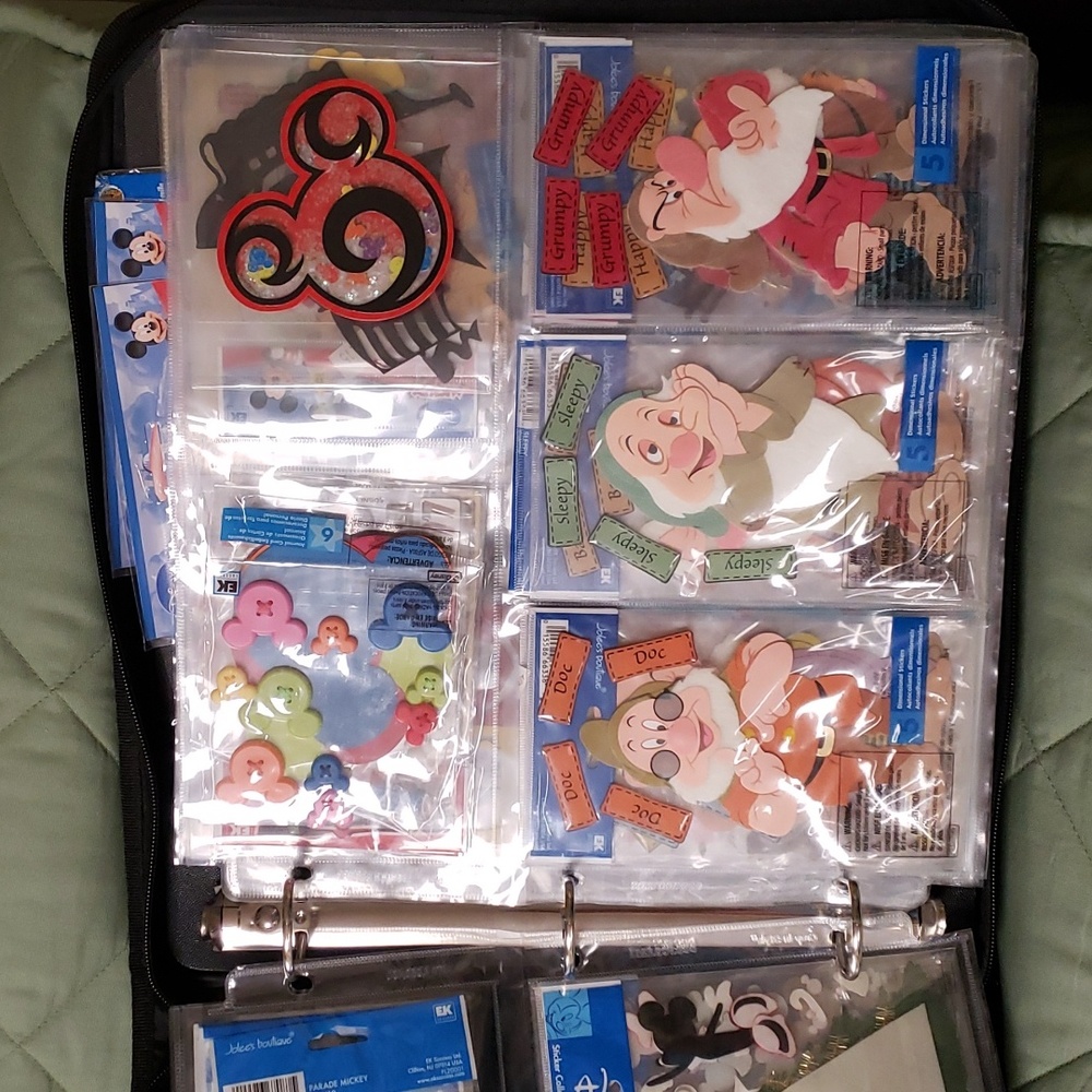 Portfolio of Disney stickers